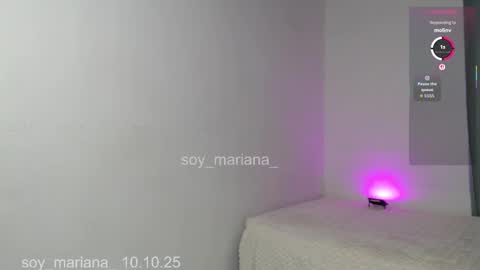 Snapshot of soy_mariana_ chatting on October 10, 7:18 am M A R I A N A online show from October 10, 7:18 am
