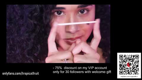 You want to talk to me more personal follow me in My Channel VIP  50 the discount       online show from March 1, 12:39 am