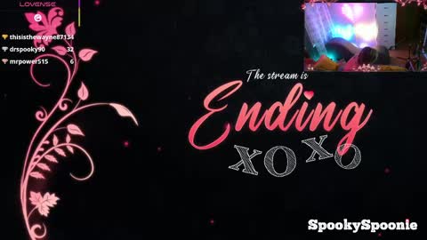 spookyspoonie online show from April 28, 2:27 am