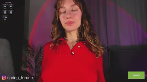 Snapshot of spring_forestx chatting on October 27, 2:21 pm Lilly online Monday - Friday ask time in pm online show from October 27, 2:21 pm