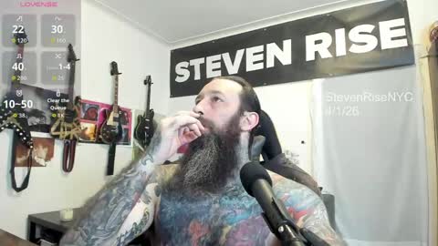 StevenRiseNYC online show from April 1, 4:48 pm