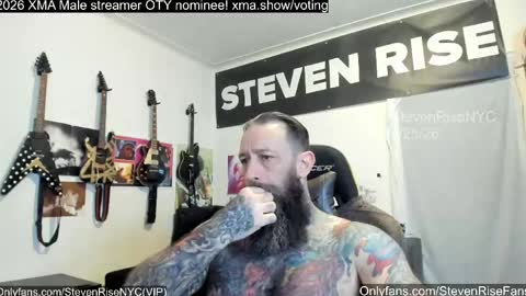 StevenRiseNYC online show from April 25, 1:41 pm