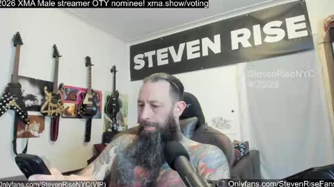 StevenRiseNYC online show from April 29, 1:37 pm