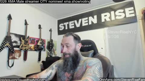 Snapshot of stevenrisenyc chatting on May 2, 11:04 am StevenRiseNYC online show from May 2, 11:04 am