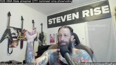 Snapshot of stevenrisenyc chatting on May 4, 12:39 am StevenRiseNYC online show from May 4, 12:39 am