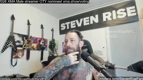 Snapshot of stevenrisenyc chatting on May 4, 12:45 pm StevenRiseNYC online show from May 4, 12:45 pm