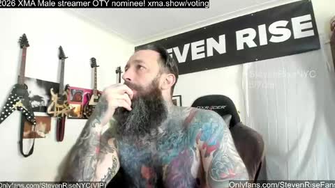 Snapshot of stevenrisenyc chatting on May 7, 8:47 pm StevenRiseNYC online show from May 7, 8:47 pm