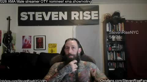 Snapshot of stevenrisenyc chatting on May 9, 12:10 pm StevenRiseNYC online show from May 9, 12:10 pm
