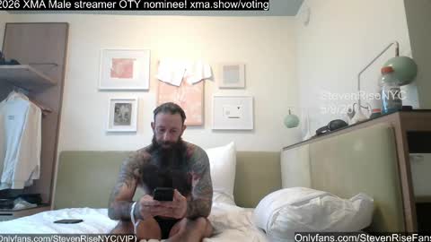 Snapshot of stevenrisenyc chatting on May 11, 11:05 am StevenRiseNYC online show from May 11, 11:05 am