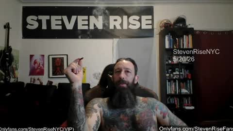 Snapshot of stevenrisenyc chatting on May 22, 10:43 am StevenRiseNYC online show from May 22, 10:43 am