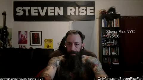 Snapshot of stevenrisenyc chatting on May 25, 10:54 am StevenRiseNYC online show from May 25, 10:54 am