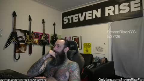 Snapshot of stevenrisenyc chatting on May 28, 12:52 am StevenRiseNYC online show from May 28, 12:52 am