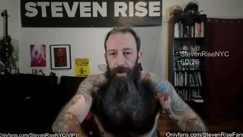Snapshot of stevenrisenyc chatting on June 3, 12:41 pm StevenRiseNYC online show from June 3, 12:41 pm