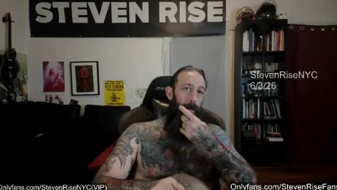 Snapshot of stevenrisenyc chatting on June 3, 2:33 pm StevenRiseNYC online show from June 3, 2:33 pm