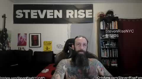 Snapshot of stevenrisenyc chatting on June 12, 10:58 am StevenRiseNYC online show from June 12, 10:58 am