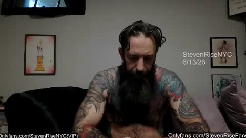 Snapshot of stevenrisenyc chatting on June 13, 12:36 pm StevenRiseNYC online show from June 13, 12:36 pm