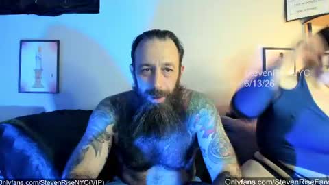 Snapshot of stevenrisenyc chatting on June 14, 2:09 am StevenRiseNYC online show from June 14, 2:09 am