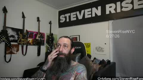 Snapshot of stevenrisenyc chatting on June 27, 6:46 pm StevenRiseNYC online show from June 27, 6:46 pm