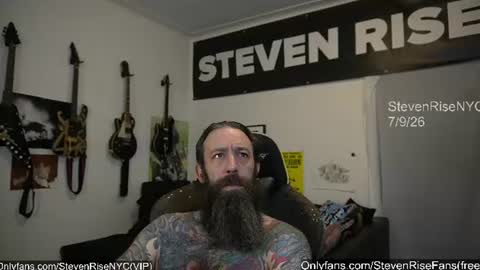 Snapshot of stevenrisenyc chatting on July 9, 10:08 am StevenRiseNYC online show from July 9, 10:08 am