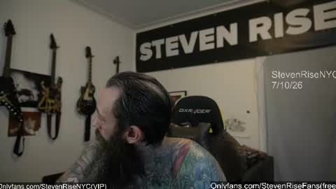 Snapshot of stevenrisenyc chatting on July 10, 12:30 pm StevenRiseNYC online show from July 10, 12:30 pm