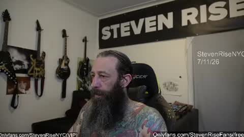Snapshot of stevenrisenyc chatting on July 11, 11:57 am StevenRiseNYC online show from July 11, 11:57 am