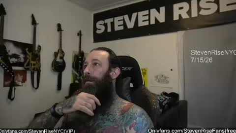 Snapshot of stevenrisenyc chatting on July 15, 10:42 am StevenRiseNYC online show from July 15, 10:42 am