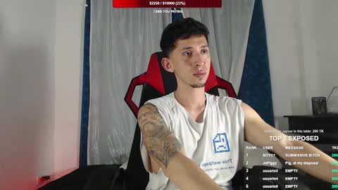 Snapshot of stevensex501 chatting on March 3, 3:45 am steven online show from March 3, 3:45 am