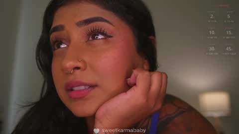 Snapshot of sweetkarmababy chatting on June 25, 8:13 pm Karma Sutra sweetkarmababy online show from June 25, 8:13 pm