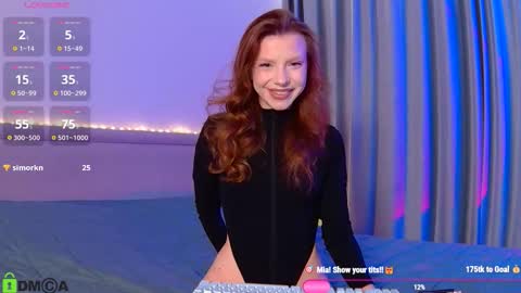 Snapshot of sweetmialissa chatting on December 17, 8:59 pm MiaLotte online show from December 17, 8:59 pm