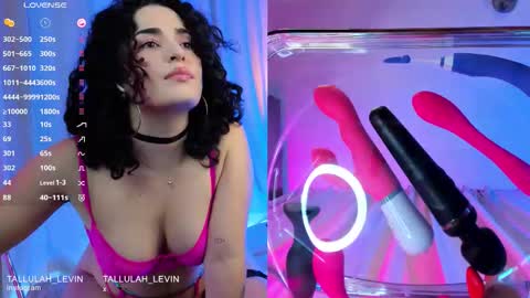 Snapshot of tallulah_levine chatting on December 3, 12:07 am Talu online show from December 3, 12:07 am