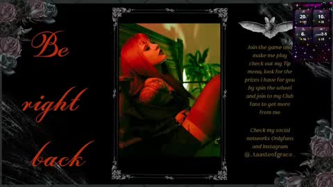 Snapshot of taste_of_grace chatting on March 7, 8:22 pm        join my onlyfans   Telegram channel  online show from March 7, 8:22 pm