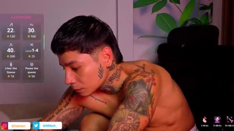 Snapshot of tattokoi chatting on October 13, 10:04 am tattokoi online show from October 13, 10:04 am