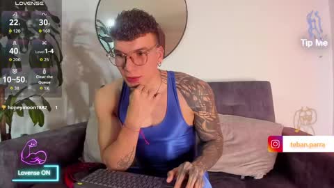 Snapshot of teban_fuckboy chatting on June 6, 4:06 am Esteban online show from June 6, 4:06 am