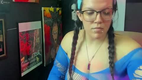 Snapshot of thekinkhouse chatting on March 6, 9:42 pm Goddess Nola online show from March 6, 9:42 pm