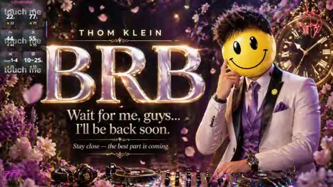 Snapshot of thomklein chatting on May 5, 8:39 pm Thom Klein online show from May 5, 8:39 pm