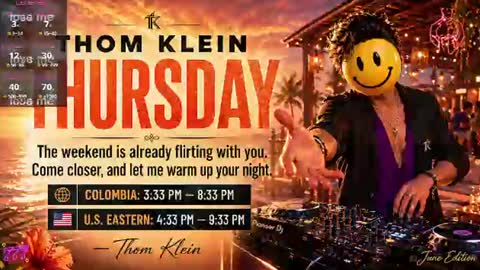 Snapshot of thomklein chatting on June 11, 8:40 pm Thom Klein online show from June 11, 8:40 pm