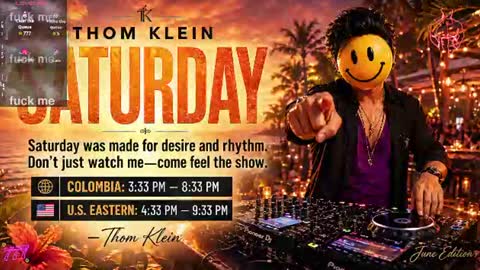 Thom Klein online show from July 25, 5:43 pm