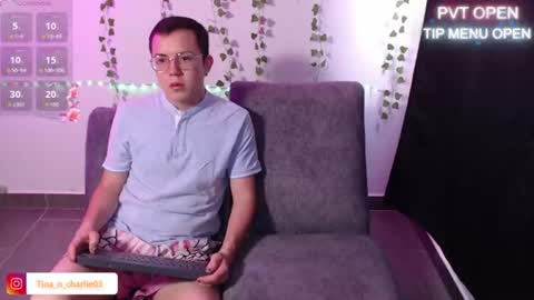Snapshot of tina_n_charlie chatting on June 24, 2:05 pm Tina N Charlie online show from June 24, 2:05 pm