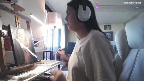 Snapshot of tinykylie chatting on July 12, 10:06 am stage Kylie Sinner brand CLITBAIT online show from July 12, 10:06 am