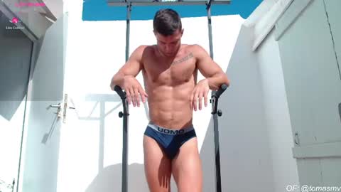 Snapshot of tomasmv chatting on June 12, 8:35 am ONLYFANS50 OFF TODAY online show from June 12, 8:35 am