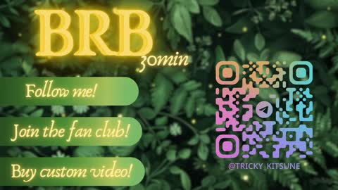 trickykitsune online show from April 5, 2:03 pm
