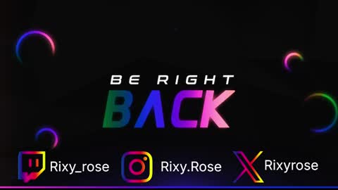 RixyRose online show from September 22, 2:57 am