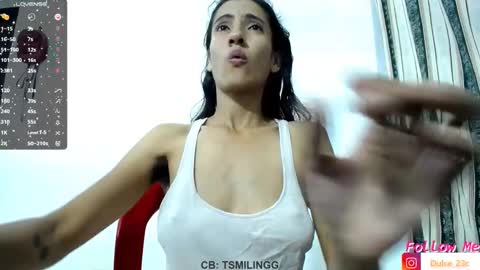 Snapshot of tsmilingg chatting on February 1, 8:47 pm Dulce online show from February 1, 8:47 pm