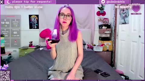 Snapshot of v3n0mb1t3z chatting on February 16, 4:53 am kermit online show from February 16, 4:53 am