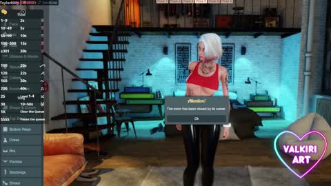 Snapshot of valkiriart chatting on February 15, 5:09 am valkiriart online show from February 15, 5:09 am