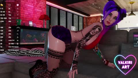 Snapshot of valkiriart chatting on February 20, 5:01 am valkiriart online show from February 20, 5:01 am