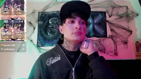 Snapshot of vampiredavyd chatting on October 10, 3:05 am david guzman i model independenthelp me with a thumbs up online show from October 10, 3:05 am