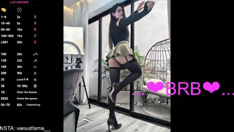 Snapshot of venus_flame chatting on June 30, 11:55 am VENUS online show from June 30, 11:55 am