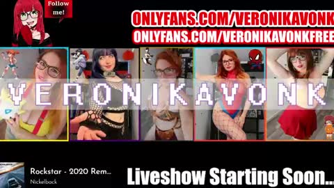 Snapshot of veronikavonk chatting on May 22, 7:59 am Veronika von Kleist online show from May 22, 7:59 am