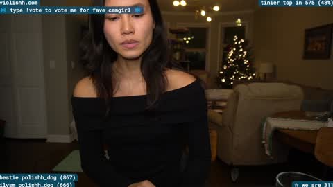 Snapshot of violishh chatting on December 29, 11:08 pm follow me on twitter violishh and ig violishh  online show from December 29, 11:08 pm